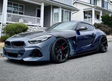 Toyota Supra with BMW Z4 front end swap