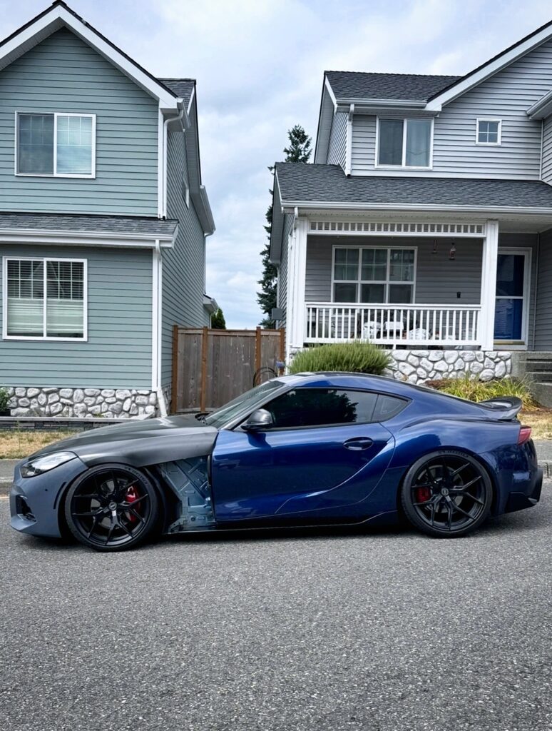 BMW Z4 front end swap